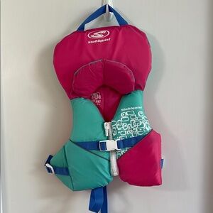 Stohlquist Infant Life Jacket in Pink and Green